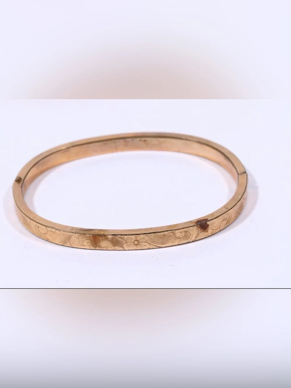 Vintage group of gold filled baby bangle and cuff bracelets including Krementz